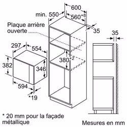 Neff N 50 Micro-ondes intégrable Noir - Vue supplémentaire 6
