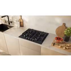 Neff T26PIP4S0 plaque Noir Intégré 60 cm Gaz 4 zone(s) - Vue supplémentaire 4