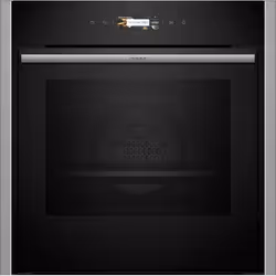 Neff N 70 Four intégrable 60 x 60 cm Inox, Moyenne, Four électrique, 71 L, 3600 W, 71 L, Assisté par ventilateur