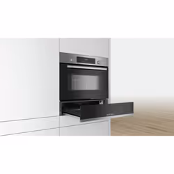 Bosch BIC510NS0 tiroir et armoire chauffant 23 L 400 W Noir, Acier inoxydable