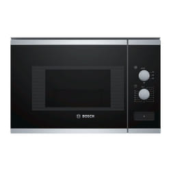 Bosch BFL520MS0 micro-onde Intégré Micro-onde combiné 20 L 800 W Noir, Acier inoxydable