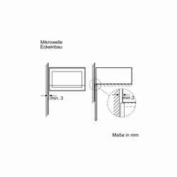 Bosch BFL520MS0 micro-onde Intégré Micro-onde combiné 20 L 800 W Noir, Acier inoxydable