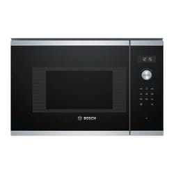 Bosch Serie 6 BFL524MS0 micro-onde Intégré Micro-onde simple 20 L 800 W Noir, Acier inoxydable