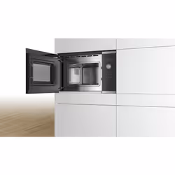 Bosch Serie 4 BFL523MS0 micro-onde Intégré Micro-onde simple 20 L 800 W Noir, Acier inoxydable