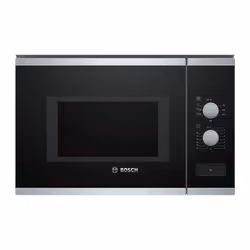 Bosch Serie 4 BEL550MS0, Intégré, Micro-ondes grill, 25 L, 900 W, Rotatif, Noir, Acier inoxydable