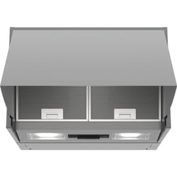 Bosch Serie 2 DEM63AC00 hotte Semi-intégrée (semi-encastrée) Argent 360 m³/h D