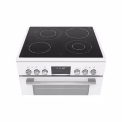 Bosch Serie 6 HKS79R220 four et cuisinière Electrique Céramique Blanc A