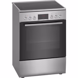 Bosch Serie 4 HKR39C250, Cuisinière, Noir, Gris, Rotatif, Tactile, Chrome, Devant, 1,2 m