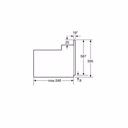 Bosch Serie 2 HBF011BR0 four 66 L 3300 W A Noir, Acier inoxydable - Vue supplémentaire 8