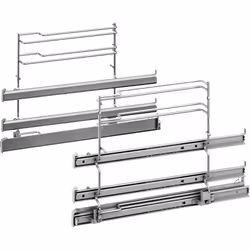 Bosch HEZ538S00, Rails de guide pour four, Bosch, Acier inoxydable, 2 kg, 305 mm, 410 mm