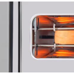 Bosch TAT7S45 grille-pain 4 part(s) 1800 W Noir, Acier inoxydable