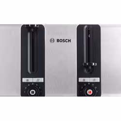 Bosch TAT7S45 grille-pain 4 part(s) 1800 W Noir, Acier inoxydable - Vue supplémentaire 4