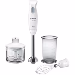 Bosch MSM26500, Mélangeur par immersion, 0,6 L, 1,2 m, 600 W, Blanc