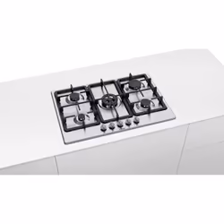 Bosch Serie 4 PGQ7B5B90 plaque Acier inoxydable Intégré 75 cm Gaz 5 zone(s)