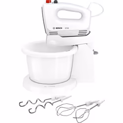 Bosch MFQ2600G, Robot mixer, Blanc, Batteur, Pétrisseur, Mélange, CE, VDE, 375 W, 220 - 240 V