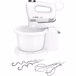 Bosch MFQ2600X, Robot mixer, Blanc, Batteur, Pétrisseur, Mélange, CE, VDE, 400 W, 220 - 240 V