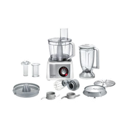 Bosch MC812S820 robot de cuisine 1250 W 3,9 L Acier inoxydable, Blanc