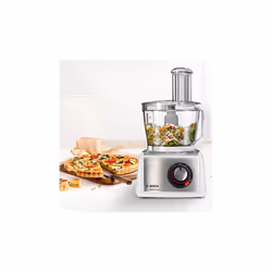 Bosch MC812S820 robot de cuisine 1250 W 3,9 L Acier inoxydable, Blanc