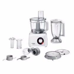 Bosch MC812W501, 3,9 L, Blanc, Rotatif, Batteur, Blender, Hacher, Découpe, Mélange, Purée, 1,5 L, CE, EAC, VDE