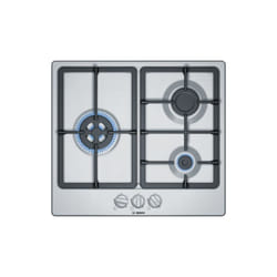 Bosch Serie 4 PGC6B5B90 plaque Acier inoxydable Intégré Gaz 3 zone(s)