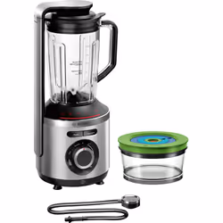 Bosch MMBV622M, Mélangeur de table, 1,5 L, Fonction d'impulsion, Pileur de glace, 1000 W, Noir, Acier inoxydable
