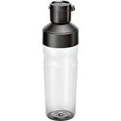 Bosch MMZV0BT1 gourde Utilisation quotidienne 500 ml Tritan Noir, Transparent