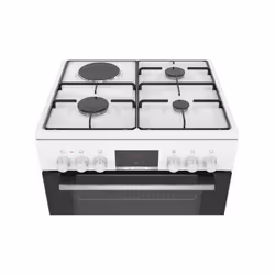 Bosch HXR39IG20 four et cuisinière Combi Noir, Blanc A