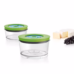 Bosch MMZV0SB2 boîte hermétique alimentaire Rond Vert, Transparent 2 pièce(s)