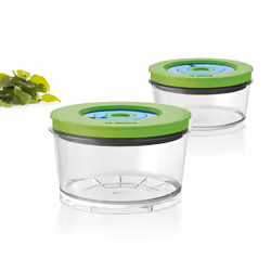 Bosch MMZV0SB2 boîte hermétique alimentaire Rond Vert, Transparent 2 pièce(s) - Vue supplémentaire 4