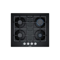 Bosch Serie 4 PNP6B6B90 plaque Noir Intégré 60 cm Gaz 4 zone(s)