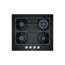 Bosch Serie 4 PNH6B6B90 plaque Noir Intégré 60 cm Gaz 4 zone(s)