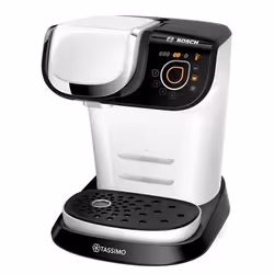 Bosch My Way 2, Cafetière à dosette, Capsule de café, 1300 W, Blanc