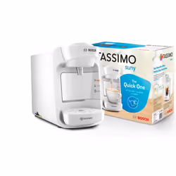 Bosch TAS3104, Cafetière à dosette, 0,8 L, Capsule de café, 1300 W, Blanc