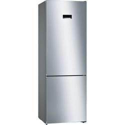 Bosch Serie 4 KGN49XLEA réfrigérateur-congélateur Pose libre 438 L E Acier inoxydable