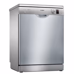 Bosch Serie 2 SMS25AI07E, Pose libre, Taille maximum (60 cm), Acier inoxydable, Acier inoxydable, Boutons, Rotatif, LED