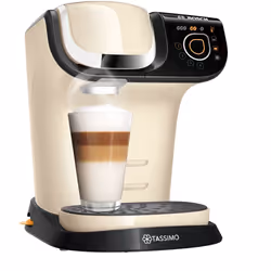 Bosch TAS6507, Cafetière à dosette, 1,3 L, Capsule de café, 1500 W, Beige, Noir