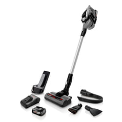 Bosch Serie 8 BCS812KA2 aspirateur balai et balai électrique Batterie Sec Sans sac 0,4 L Noir, Argent
