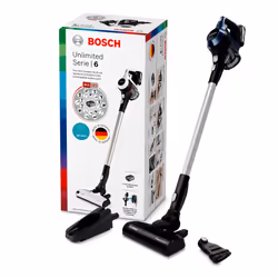 Bosch Serie 6 BBS611PCK aspirateur de table Bleu, Argent Sans sac - Vue supplémentaire 4