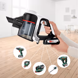 Bosch Serie 6 BCS611AM aspirateur balai et balai électrique Batterie Sec Sans sac Noir, Blanc 2,5 Ah - Vue supplémentaire 7