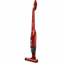 Bosch Serie 2 BBHF214R, Sec, Cyclonique, Sol nu, Tapis, Sol dur, Sans sac, Rouge, Batterie