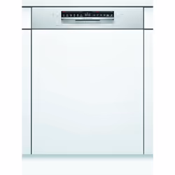 Bosch Serie 4 SMI4HTW31E, Semi-intégré, Taille maximum (60 cm), Blanc, Acier inoxydable, Boutons, Tactile, 1,75 m