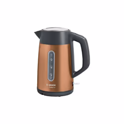 Bosch TWK4P439, 1,7 L, 2400 W, Noir, Or, Acier inoxydable, Indicateur de niveau d'eau, Arrêt de sécurité en cas de surchauffe