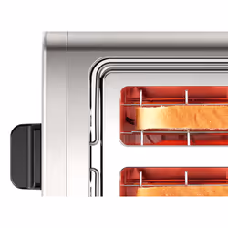 Bosch TAT5P420 grille-pain 2 part(s) 970 W Noir, Acier inoxydable