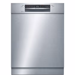 Bosch Serie 4 SMU4HCS48E, Sous comptoir, Taille maximum (60 cm), Acier inoxydable, Noir, Boutons, Tactile, 1,75 m