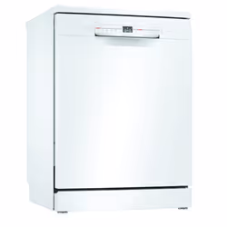 Bosch Serie 2 SMS2HTW60E, Pose libre, Taille maximum (60 cm), Blanc, Blanc, Boutons, 1,75 m