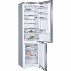Bosch Serie 6 KGE39ALCA réfrigérateur-congélateur Pose libre 343 L C Acier inoxydable