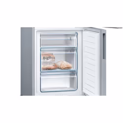 Bosch Serie 4 KGV39VLEAS réfrigérateur-congélateur Pose libre 343 L E Acier inoxydable
