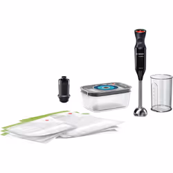 Bosch MS6CB61V1, Mélangeur par immersion, 0,6 L, 1,4 m, 1000 W, Noir