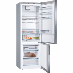 Bosch Serie 6 KGE49AICA réfrigérateur-congélateur Pose libre 419 L C Acier inoxydable