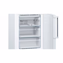Bosch Serie 4 KGN39VWEQ réfrigérateur-congélateur Pose libre 368 L E Blanc - Vue supplémentaire 5
